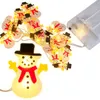 LED Lichterkette Weihnachtsbeleuchtung Schneemann Produktbild-Vorschau 1