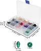 Kurtzy Dekosteine Glas Schmuck Perlen Set (225er Pack) 12 x Produktbild-Vorschau 2
