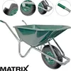 Matrix Schubkarre 100l 250kg Vollgummirad Kunststoffwanne Produktbild-Vorschau 2