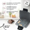 Cloer 1431, automaat voor kaneelwafels, 930 W, roestvrij Productafbeelding-voorbeeld 2