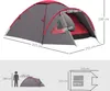Outsunny tenda da campeggio per 2 persone leggera, stabile Anteprima dell’immagine prodotto 3