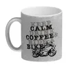 Keep calm & ride a bike Glitzer-Kaffeebecher Tasse zum Produktbild-Vorschau 2