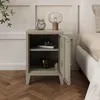 Nachtschrank ‘Inari’ mit Türgriff links Stahl 57 x 40 x 30 Produktbild-Vorschau 2