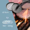 NATUMO Burgerpresse Set aus Hamburgerpresse und Burger Produktbild-Vorschau 3