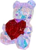 Bunt leuchtender Teddybär - 40 cm + Geschenkbox Produktbild-Vorschau 1