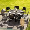 di volio Gartentisch Ravello ø 150 cm, rund - schwarz - Produktbild-Vorschau 13