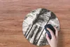 MuchoWow® Mauspad Mousepad Pampasgras - Schwarz - Weiß - Produktbild-Vorschau 3