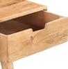 vidaXL Toaletný stolík so zrkadlom 112x45x76 cm Akáciový Náhľad obrázku produktu 5