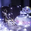 A decorated cake with a deer figurine and string lights. Produktbild-Vorschau