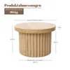 Couchtisch Rund Holzoptik, MDF, Ø 60 x 40 cm Produktbild-Vorschau 2