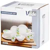 Vilde | Geschirrset - Weiß Grün - 16 Teile - aus Porzellan Produktbild-Vorschau 2