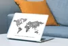 MuchoWow® Laptop Aufkleber Sticker Cover Weltkarte - Produktbild-Vorschau 4