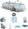 Intex Oval Prism Frame Swimmingpool – 503 x 274 x 122 cm – Produktbild-Vorschau 1