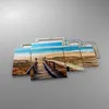 Bild auf Leinwand - Leinwandbild - 4 Teile - Meer Strand Produktbild-Vorschau 2