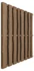 Delta Bohlen-Zaun Natura braun 180x180cm Produktbild-Vorschau 6