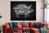 MuchoWow® Poster Schwein - Küche - Fleisch 160x120 cm - Produktbild-Vorschau 2