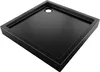 Mexen Flow+ Quadrat-Duschwanne 80 x 80 cm, schwarz matt - Produktbild-Vorschau 1