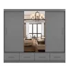 2er-Set Schwebetürenschrank Schrank Kleiderschrank FLORENCE Produktbild-Vorschau 3