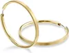 Boccia Titanium 0508-09 Damen Creolen Titan Gold Produktbild-Vorschau 1