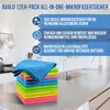 Avalo 12 Stücke Mikrofaser-Putztuch - 30 × 30 cm | Produktbild-Vorschau 2