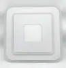 A modern, square LED ceiling lamp with multiple concentric square layers, presented on a white background. Podgląd zdjęcia produktu