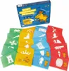 A product shot of a board game box and its components, laid out on a white background. Produktbild-Vorschau