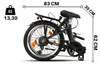 Licorne Bike Fold Bici pieghevole Premium Anteprima dell’immagine prodotto 5