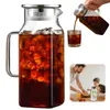 2 Liter Glas Karaffe Glaskrug mit Deckel, Wasserkaraffe, Produktbild-Vorschau 10