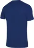 A plain navy blue t-shirt shown from the back. Voir les images du produit