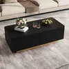 Merax Couchtisch mit 2 Schubladen und geriffelter Front, Produktbild-Vorschau 4