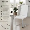 2 jídelní židle Otočné židle - bílé Náhled obrázku produktu 3