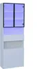 okwish Vitrína Highboard se zásuvkami, Skleněná vitrína Náhled obrázku produktu 9