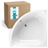 Calmwaters® Narożna wanna oszczędzająca miejsce 120 x 120 Podgląd zdjęcia produktu 1
