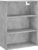 vidaXL Highboard Betongrau 69,5x34x180 cm Holzwerkstoff Produktbild-Vorschau 4