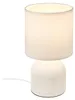 Tischlampe mit Stoffschirm, Kabelschalter, Keramikfuß, Produktbild-Vorschau 10
