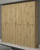 Garderobe und Kleiderschrank "Line-Up" Eiche Produktbild-Vorschau 1