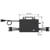 SUNNIVA® 2000W Balkonkraftwerk BIFAZIAL FULLBLACK komplett Produktbild-Vorschau 6