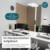 LUXULA LED Stehleuchte 120 W 4000 K neutralweiß weiß Produktbild-Vorschau 7
