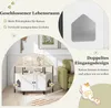 COSTWAY Katzenschrank Katzentoilette für Ecke, Katzenhaus Produktbild-Vorschau 5