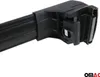 A close-up view of a black car roof rack component. Náhľad obrázku produktu