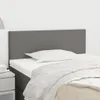 vidaXL Testiera grigio scuro 100x5x78/88 cm in tessuto Anteprima dell’immagine prodotto 9