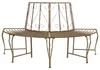 vidaXL Baumbank 4-Sitzanzahl 160 x 80 x 89 cm Stahl Produktbild-Vorschau 1