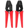 Two red and black crimping tools are shown side-by-side against a white background. Produktbild-Vorschau