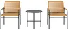 Outsunny 3-tlg. Rattan Bistroset, Sitzgruppe, Produktbild-Vorschau 1