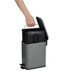 ZELLER Treteimer 5l, Kunststoff Salbei 28,3x14x29cm Produktbild-Vorschau 4