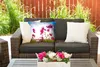 MuchoWow® Outdoor Kissen - Blumen - Rosa - Cosmea - 50x30 Produktbild-Vorschau 5