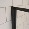 Duschspa 120x140cm Badewannenaufsatz 5-teilig Schwarz Produktbild-Vorschau 6