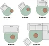 Volero - Dywan okrągły wełniany - Bliss Kremowy - Ø 200 cm Podgląd zdjęcia produktu 2