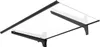 TrendLine Vordach Nizza Aluminum schwarz 140 x 90 cm Produktbild-Vorschau 3