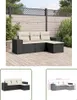 The Living Store 4-tlg. Garten-Sofagarnitur mit Kissen Produktbild-Vorschau 1